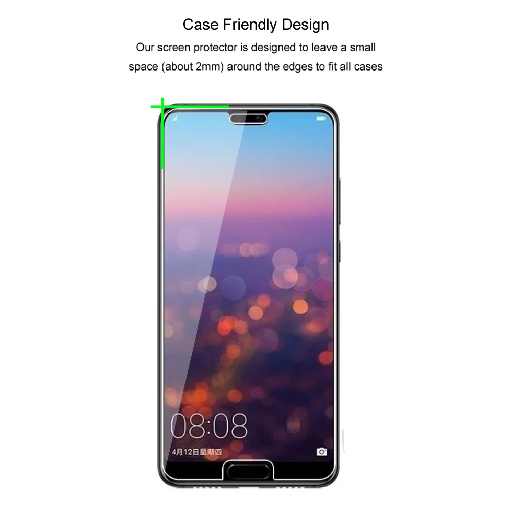 

For Huawei P20 Lite / Pro / P20 Tempered Glass Screen Protectors Protective Guard Film HD Clear 0.3mm 9H Hardness 2.5D