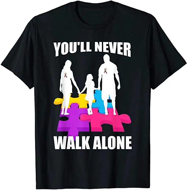 You'll Never Walk Alone. Unique Autism Awareness Mens T-Shirt. Summer Cotton O-Neck Short Sleeve Unisex T Shirt New S-3XL
You'll Never Walk Alone. Unique Autism Awareness Mens T-Shirt. Summer Cotton O-Neck Short Sleeve Unisex T Shirt New S-3XL