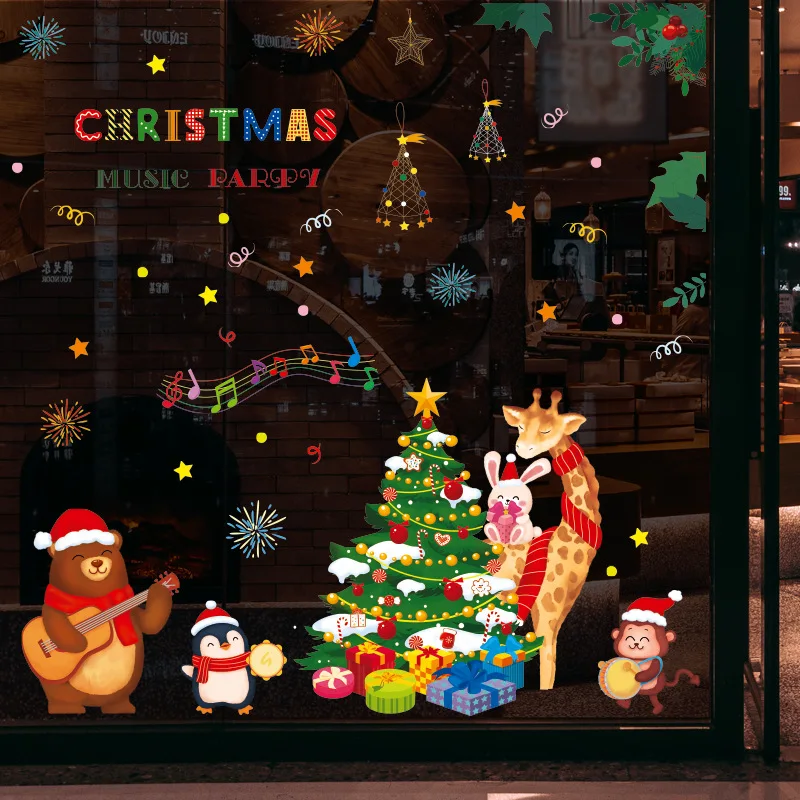 Christmas pendant wall sticker window glass door traceless New Year decoration sticker Christmas cartoon sticker
Christmas pendant wall sticker window glass door traceless New Year decoration sticker Christmas cartoon sticker