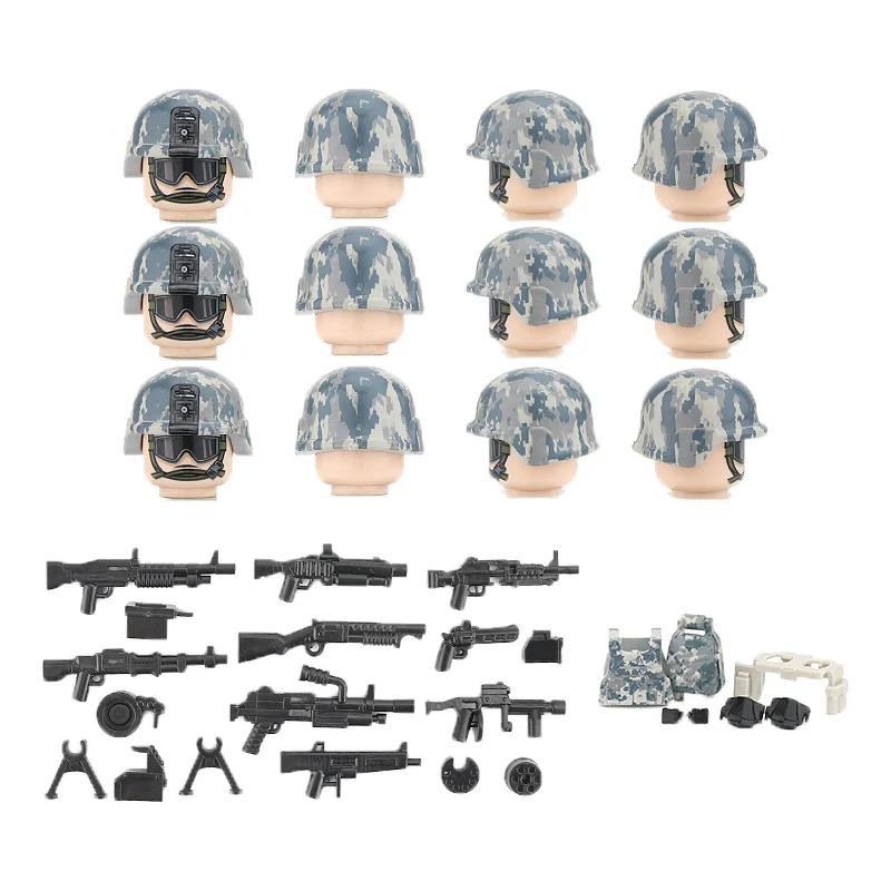 U.S. 82 Airborne Special Forces Figures Solider Building Block Ucp Camouflage Vest Helmet Weapon Gun Accessories Bricks Gifts
U.S. 82 Airborne Special Forces Figures Solider Building Block Ucp Camouflage Vest Helmet Weapon Gun Accessories Bricks Gifts