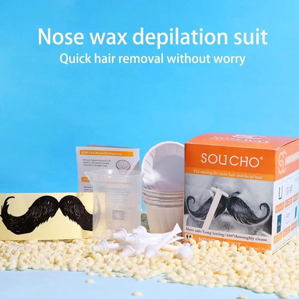 50g Portable Painless Nose Wax Kit For Men Suit Women Nose Hair Removal Wax Set Paper Free Nose Hair Wax Beans Cleaning Wax Kit
50g Portable Painless Nose Wax Kit For Men Suit Women Nose Hair Removal Wax Set Paper Free Nose Hair Wax Beans Cleaning Wax Kit