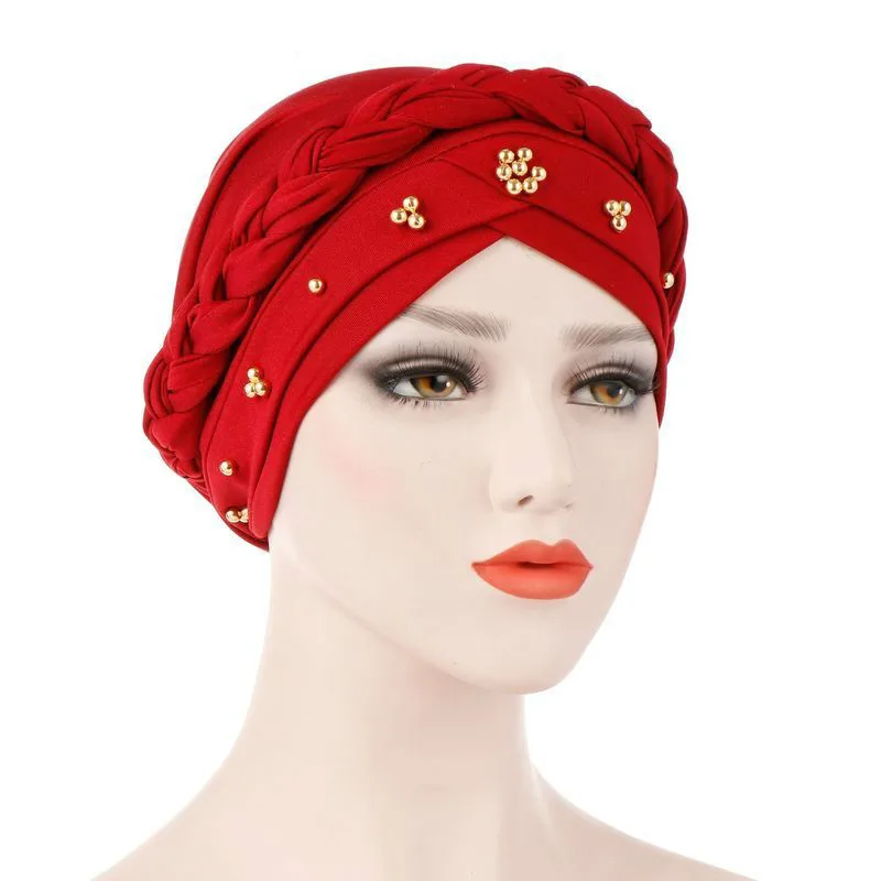 Women's Hair Care Islamic Jersey Head Scarf Milk Silk Muslim Hijab Beads Braid Wrap Stretch Turban Hat Chemo Cap Head Wrap
Women's Hair Care Islamic Jersey Head Scarf Milk Silk Muslim Hijab Beads Braid Wrap Stretch Turban Hat Chemo Cap Head Wrap