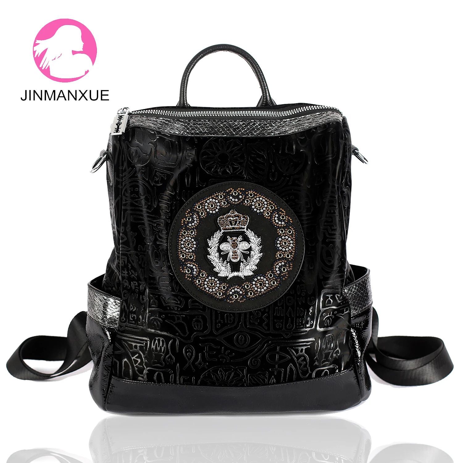Microfiber Synthetic Leather Women Backpack High Quality Teen Handbags Personality Fashion Travel Large Capacity Shoulder Bag
Microfiber Synthetic Leather Women Backpack High Quality Teen Handbags Personality Fashion Travel Large Capacity Shoulder Bag