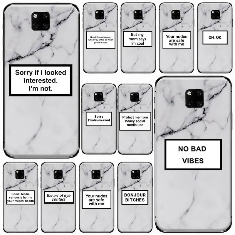 marble test word Phone Case For Huawei Mate 9 10 20 Pro lite 20x nova 3e P10 plus P20 Pro Honor10 lite
marble test word Phone Case For Huawei Mate 9 10 20 Pro lite 20x nova 3e P10 plus P20 Pro Honor10 lite