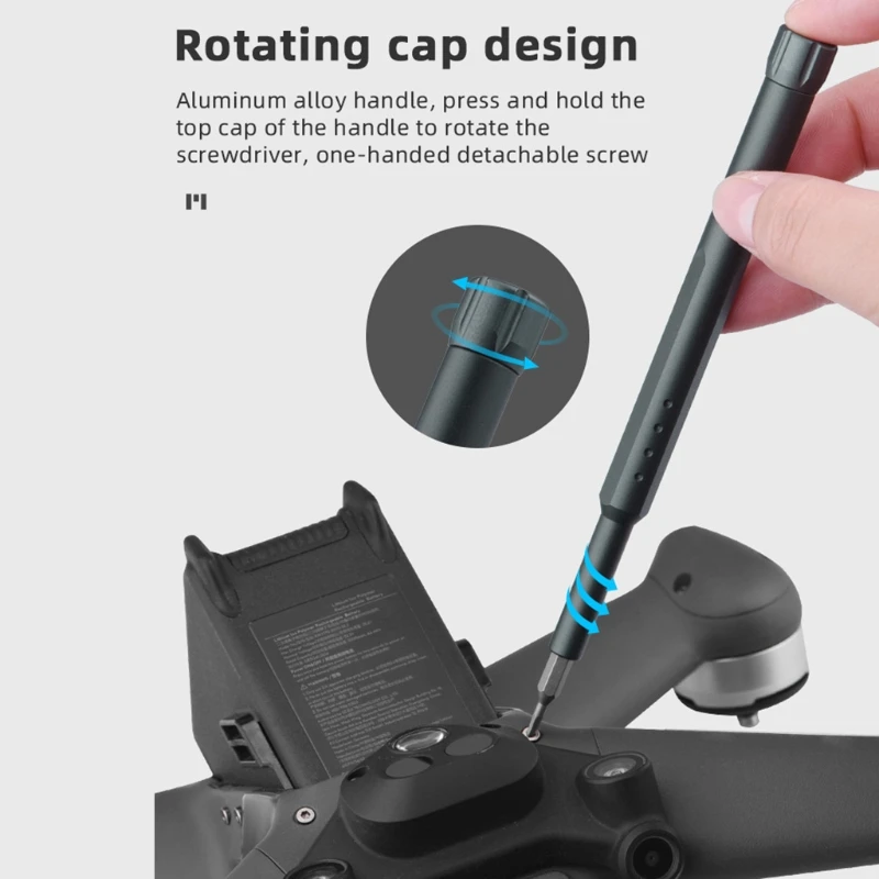 1 Set Disassembly Precision Screwdriver Repair Tool Kit Wear-resistant Disassemble Maintenance Compatible for Drone
1 Set Disassembly Precision Screwdriver Repair Tool Kit Wear-resistant Disassemble Maintenance Compatible for Drone