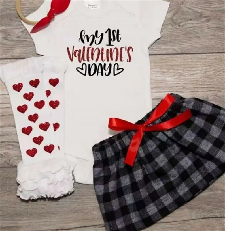 Pudcoco US Stock 0-18m 2PCS Newborn Baby Girl Valentine's Day Clothes Set Short Sleeve Bodysuit Top +Plaid Tutu Skirt Outfit Set
Pudcoco US Stock 0-18m 2PCS Newborn Baby Girl Valentine's Day Clothes Set Short Sleeve Bodysuit Top +Plaid Tutu Skirt Outfit Set