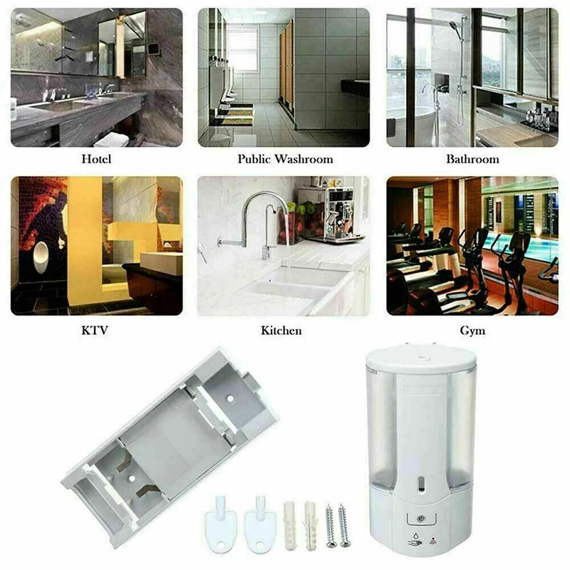 Wall Mounted Automatic Soap Dispenser Infrared Induction Smart Liquid Soap Dispensers L9
Wall Mounted Automatic Soap Dispenser Infrared Induction Smart Liquid Soap Dispensers L9