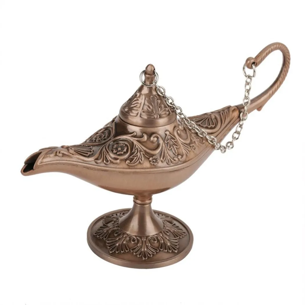 12*4*8cm Aladdin Lamp Retro Legend Color Aladdin Genie Light Lamp Pot Collectable For Store Pearls Pendant Beads
12*4*8cm Aladdin Lamp Retro Legend Color Aladdin Genie Light Lamp Pot Collectable For Store Pearls Pendant Beads
