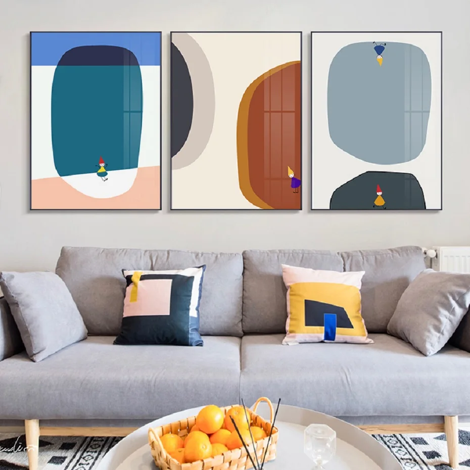 Modern Colored Cartoon Abstract Canvas Painting Art Nordic Posters and Prints Wall Pictures for Living Room Decoration Frameless
Modern Colored Cartoon Abstract Canvas Painting Art Nordic Posters and Prints Wall Pictures for Living Room Decoration Frameless