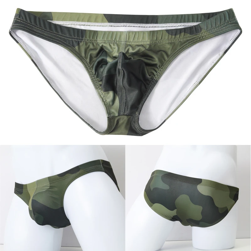 Men's Briefs Sexy Low Rise Briefs Breathable Underwear Male Fashion Camouflage Bulge Underpants Seamless
Men's Briefs Sexy Low Rise Briefs Breathable Underwear Male Fashion Camouflage Bulge Underpants Seamless