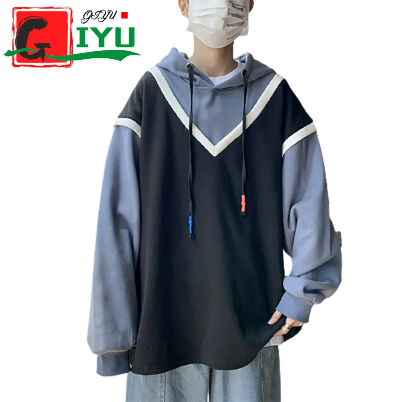Men Fashion Sweatshirt Hoodies Autumn Spring Casual Loose Fake Two Piece Top Teens Student Punk Hip Hop Outdoor Clothing 3XL
Men Fashion Sweatshirt Hoodies Autumn Spring Casual Loose Fake Two Piece Top Teens Student Punk Hip Hop Outdoor Clothing 3XL