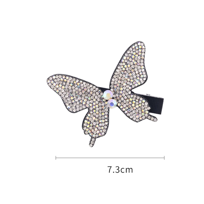 New Women Crystal Butterfly Rhinestone Hair Clip For Children Barrettes Fashion Hairgrips Side Clip Hairpins Hair Accessories
New Women Crystal Butterfly Rhinestone Hair Clip For Children Barrettes Fashion Hairgrips Side Clip Hairpins Hair Accessories