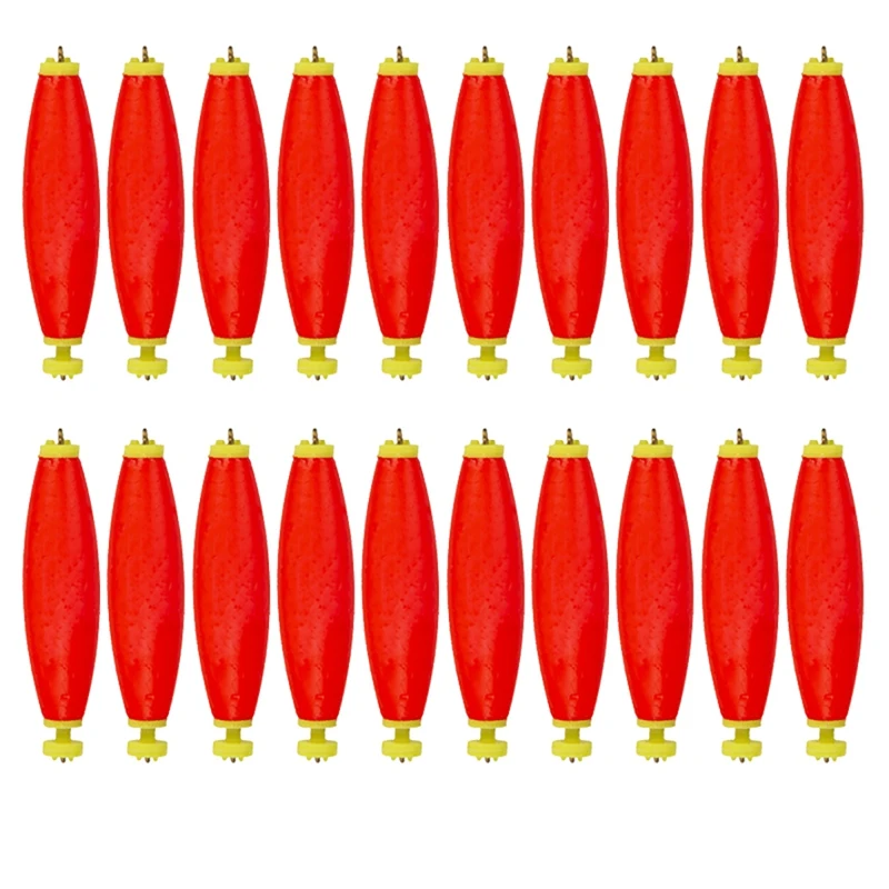 10Pcs Fishing Bobbers Weighted Snap-On Floats EVA Fishing Corks Floaters For Crappie Fishing Bobber Stoppers
10Pcs Fishing Bobbers Weighted Snap-On Floats EVA Fishing Corks Floaters For Crappie Fishing Bobber Stoppers