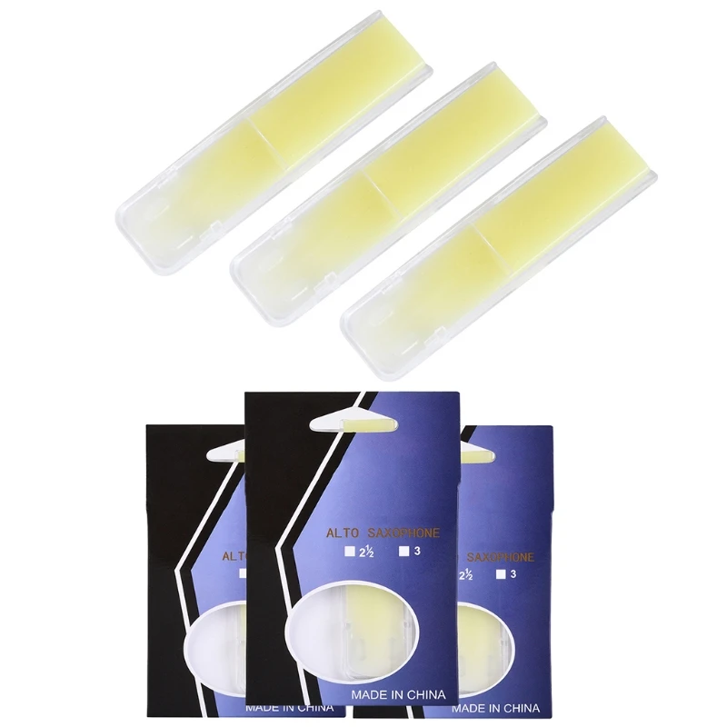 Alto Saxophone Sax Reeds Size , Set of 3,Strength 1.5, 2, 2.5, - All Sizes Available
Alto Saxophone Sax Reeds Size , Set of 3,Strength 1.5, 2, 2.5, - All Sizes Available