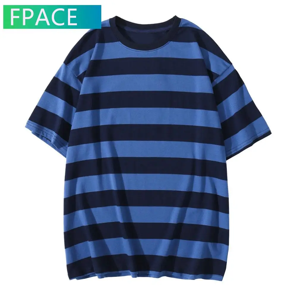 FPACE Color Block Striped Short Sleeve Cotton O-neck T-Shirts Men Women Hip Hop Harajuku Tees Streetwear Casual Tshirts Tops
FPACE Color Block Striped Short Sleeve Cotton O-neck T-Shirts Men Women Hip Hop Harajuku Tees Streetwear Casual Tshirts Tops