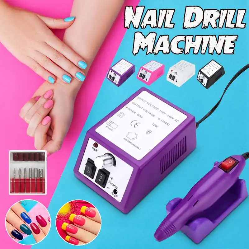 20000 RPM Electric Nail Drill Bits Set Manicure Machine Mill Cutter for Manicure Nail Art Tools Gel Polish Grind Pedicure File
20000 RPM Electric Nail Drill Bits Set Manicure Machine Mill Cutter for Manicure Nail Art Tools Gel Polish Grind Pedicure File