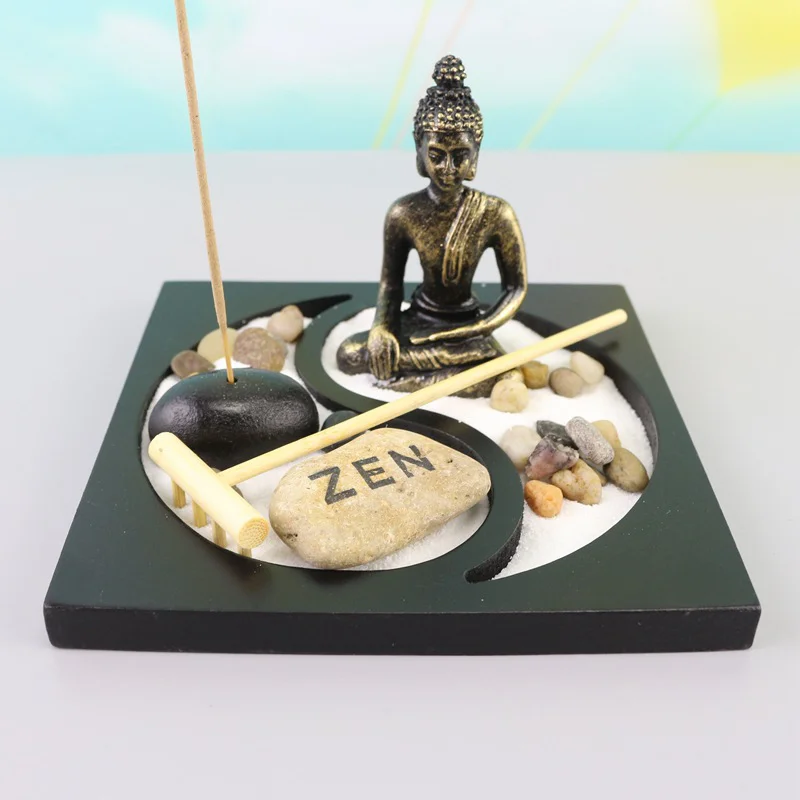 Tabletop Incense Burner Statue Buddha Holder Home Meditation Garden Resin Buddha Holder Bell Micro Landscape Ornament
Tabletop Incense Burner Statue Buddha Holder Home Meditation Garden Resin Buddha Holder Bell Micro Landscape Ornament