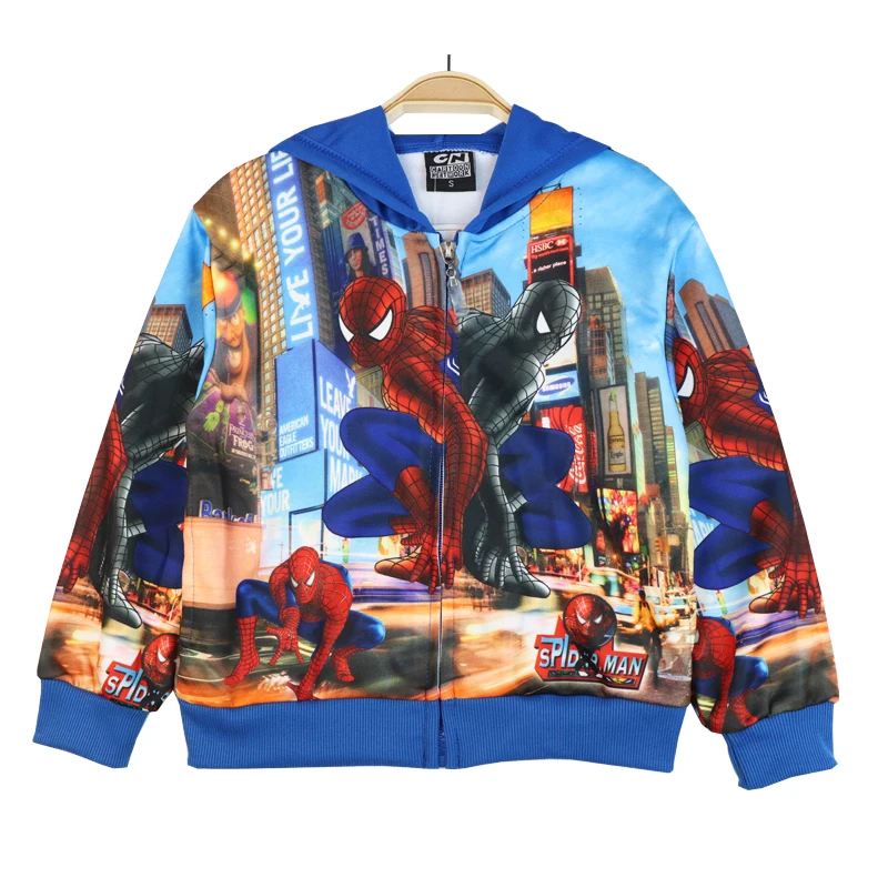 Disney New Boy Jacket Cotton Spring Autumn Children's Hooded Kids Coat Winter Baby Fashion Anime Clothes Spiderman Superhero
Disney New Boy Jacket Cotton Spring Autumn Children's Hooded Kids Coat Winter Baby Fashion Anime Clothes Spiderman Superhero