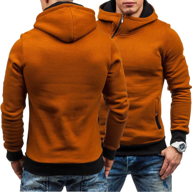 Pure Color Men's Oblique Zipper Hoodie Spring Autumn Sports Casual Youth Trendy Men Sweaters Plus Velvet Cardigan Male Clothes
Pure Color Men's Oblique Zipper Hoodie Spring Autumn Sports Casual Youth Trendy Men Sweaters Plus Velvet Cardigan Male Clothes