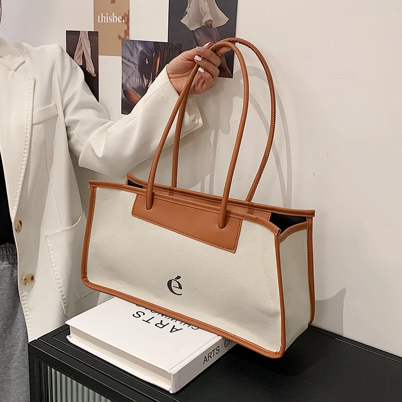 0818 Spring/Summer New Fashion Simple Brand Luxury Personality Trend Canvas Large Capacity Women's One-Shoulder Underarm Handbag
0818 Spring/Summer New Fashion Simple Brand Luxury Personality Trend Canvas Large Capacity Women's One-Shoulder Underarm Handbag