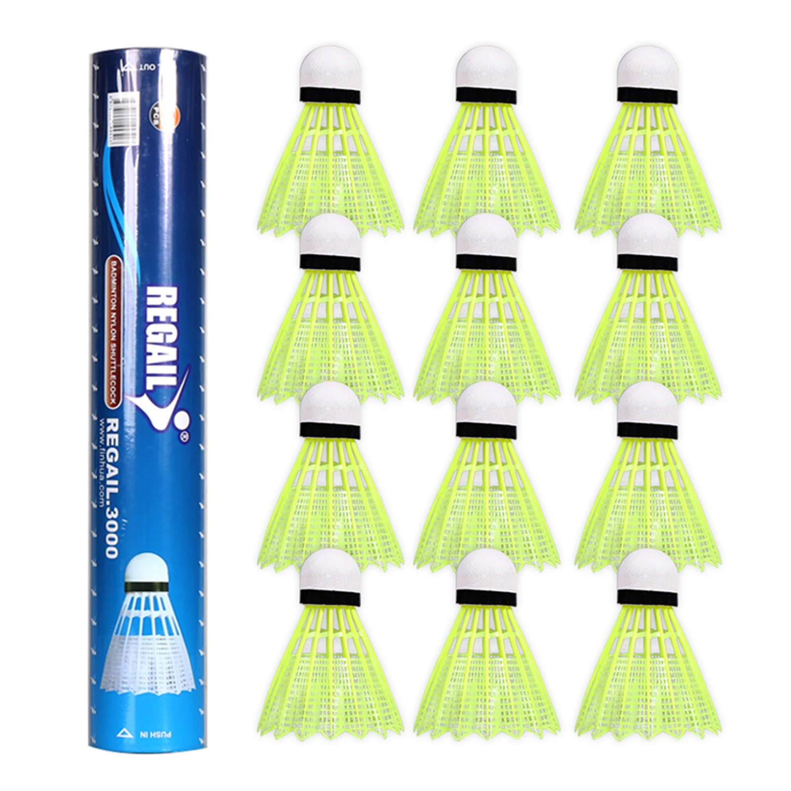 12pcs / 6pcs / 3pcs Shuttlecocks Durable Plastic Badminton Shuttlecocks Outdoor Sports Badminton Balls Windproof Shuttlecock
12pcs / 6pcs / 3pcs Shuttlecocks Durable Plastic Badminton Shuttlecocks Outdoor Sports Badminton Balls Windproof Shuttlecock