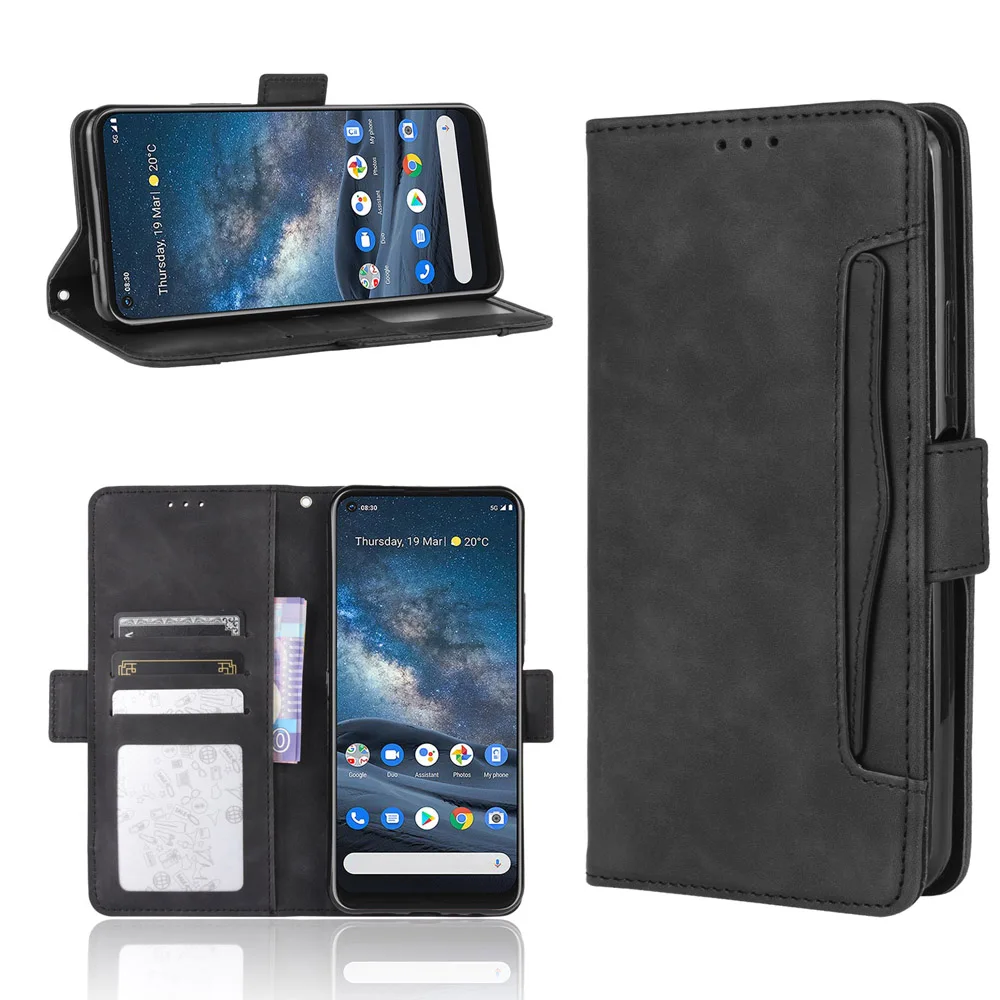 For Nokia 1.3 2.2 3.2 6.2 7.2 8.1 2.3 C1 5.3 C2 8.3 5G C3 2.4 3.4 5.4 Mulit Card Holder Slot Wallet Stand Protection Phone Cover
For Nokia 1.3 2.2 3.2 6.2 7.2 8.1 2.3 C1 5.3 C2 8.3 5G C3 2.4 3.4 5.4 Mulit Card Holder Slot Wallet Stand Protection Phone Cover