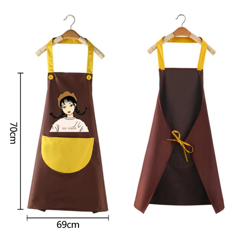 Waterproof Oil Cooking Apron, Chef Aprons for Women Men Kitchen Bib Apron for Dishwashing Cleaning Painting 1Pc
Waterproof Oil Cooking Apron, Chef Aprons for Women Men Kitchen Bib Apron for Dishwashing Cleaning Painting 1Pc