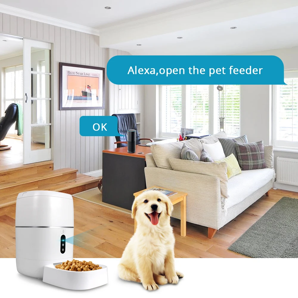 Zemismart 6L Tuya WiFi Smart Pet Feeder with HD Night Vision Video Food Dispenser Alexa Google Home Automatic Feeding Cat Dog
Zemismart 6L Tuya WiFi Smart Pet Feeder with HD Night Vision Video Food Dispenser Alexa Google Home Automatic Feeding Cat Dog