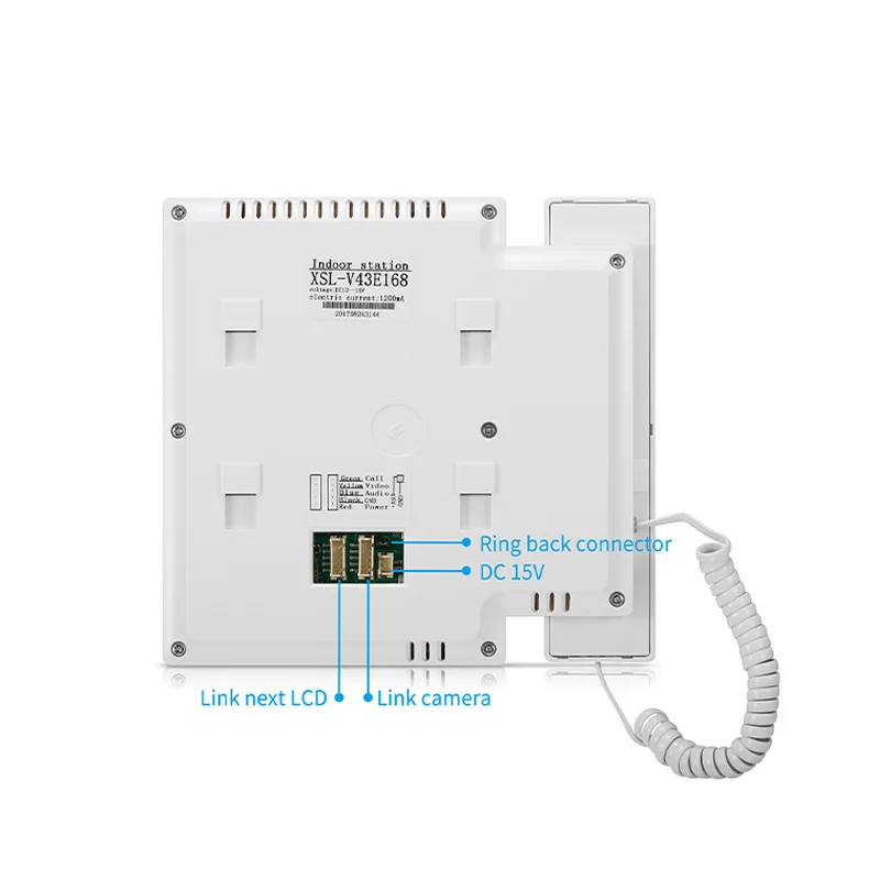 Homefong 4.3 Inch Wired Monitor for Video Door Phone Intercom System White Color Touch Screen
Homefong 4.3 Inch Wired Monitor for Video Door Phone Intercom System White Color Touch Screen