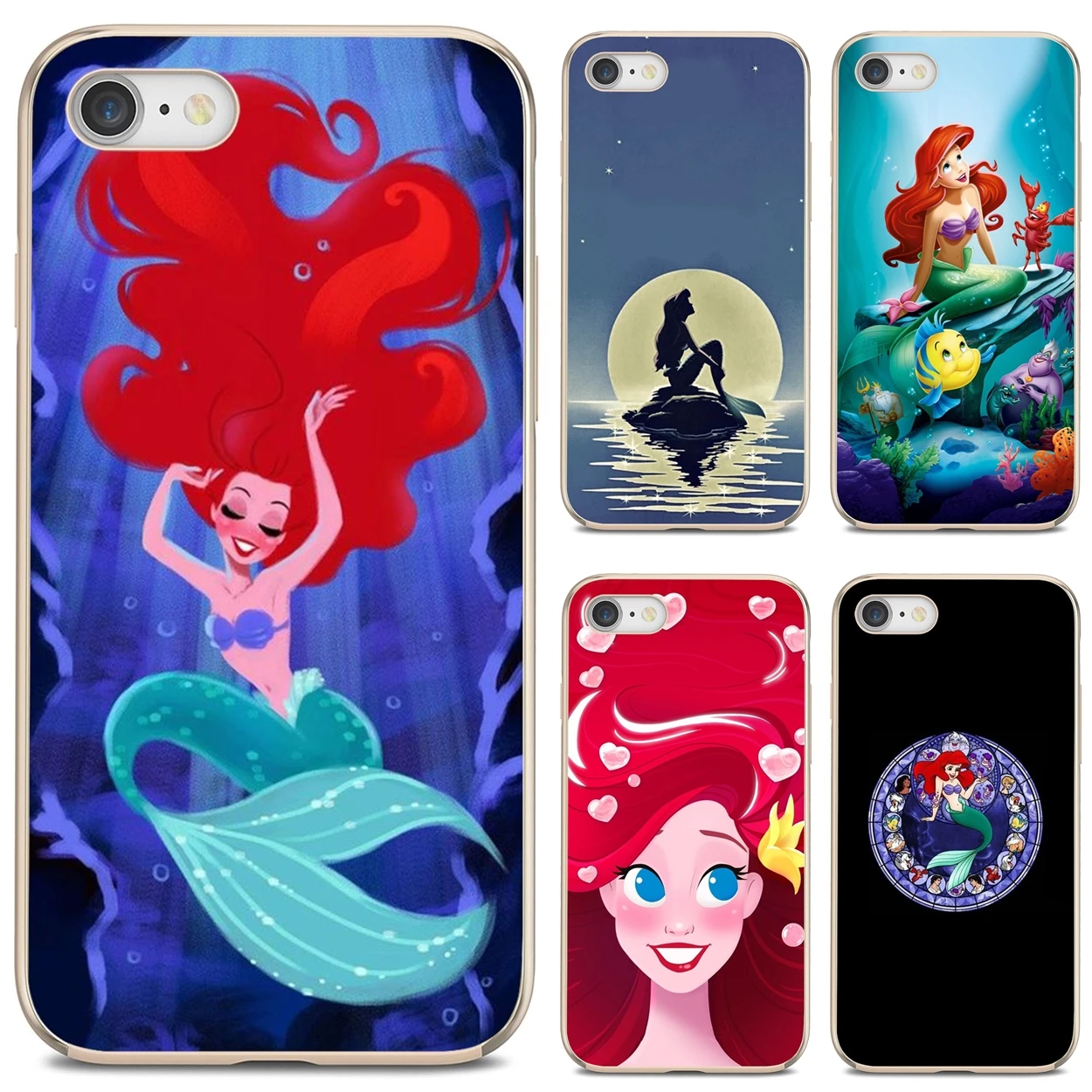 Чехол для телефона Ariel D princess Little C Mermaid из мягкого ТПУ Xiaomi mi Redmi Note 3 4 4X 5 6 7 8 8t 9 9s 9t 10 pro