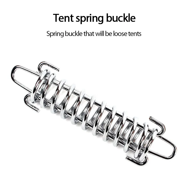 Tent Strong Wind Spring Wind Rope Buckle Outdoor Camping High-strength Steel Rope Buckle Awning Fixed Buckle Spring Hook Buckle
Tent Strong Wind Spring Wind Rope Buckle Outdoor Camping High-strength Steel Rope Buckle Awning Fixed Buckle Spring Hook Buckle