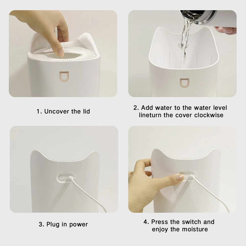 Creative 3L Capacity Double Nozzle Humidifier Usb Large Capacity Led Light Desktop Home Humidifier Silent Humidifier For Home
Creative 3L Capacity Double Nozzle Humidifier Usb Large Capacity Led Light Desktop Home Humidifier Silent Humidifier For Home