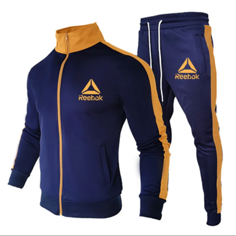 Man The New Spring And Summer Without Cap Jogging Stripe Leisure Sports Fitness Sports Coat + Stripe Sports Pants Suit
Man The New Spring And Summer Without Cap Jogging Stripe Leisure Sports Fitness Sports Coat + Stripe Sports Pants Suit