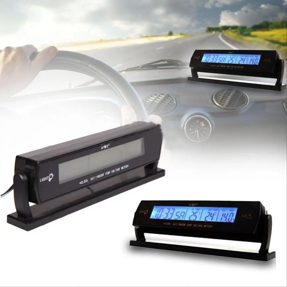 85% Hot Sales!! Auto Car Temperature Voltage Clock Digital LCD Thermometer Meter Monitor Alarm
85% Hot Sales!! Auto Car Temperature Voltage Clock Digital LCD Thermometer Meter Monitor Alarm