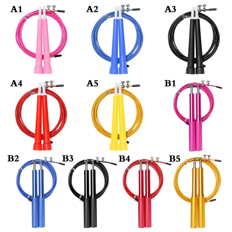 Jump Skipping Ropes Steel Wire Jumping Fast Speed Handle For Boxing Gym Fitness Ropes With Adjustable Training 1
Jump Skipping Ropes Steel Wire Jumping Fast Speed Handle For Boxing Gym Fitness Ropes With Adjustable Training 1