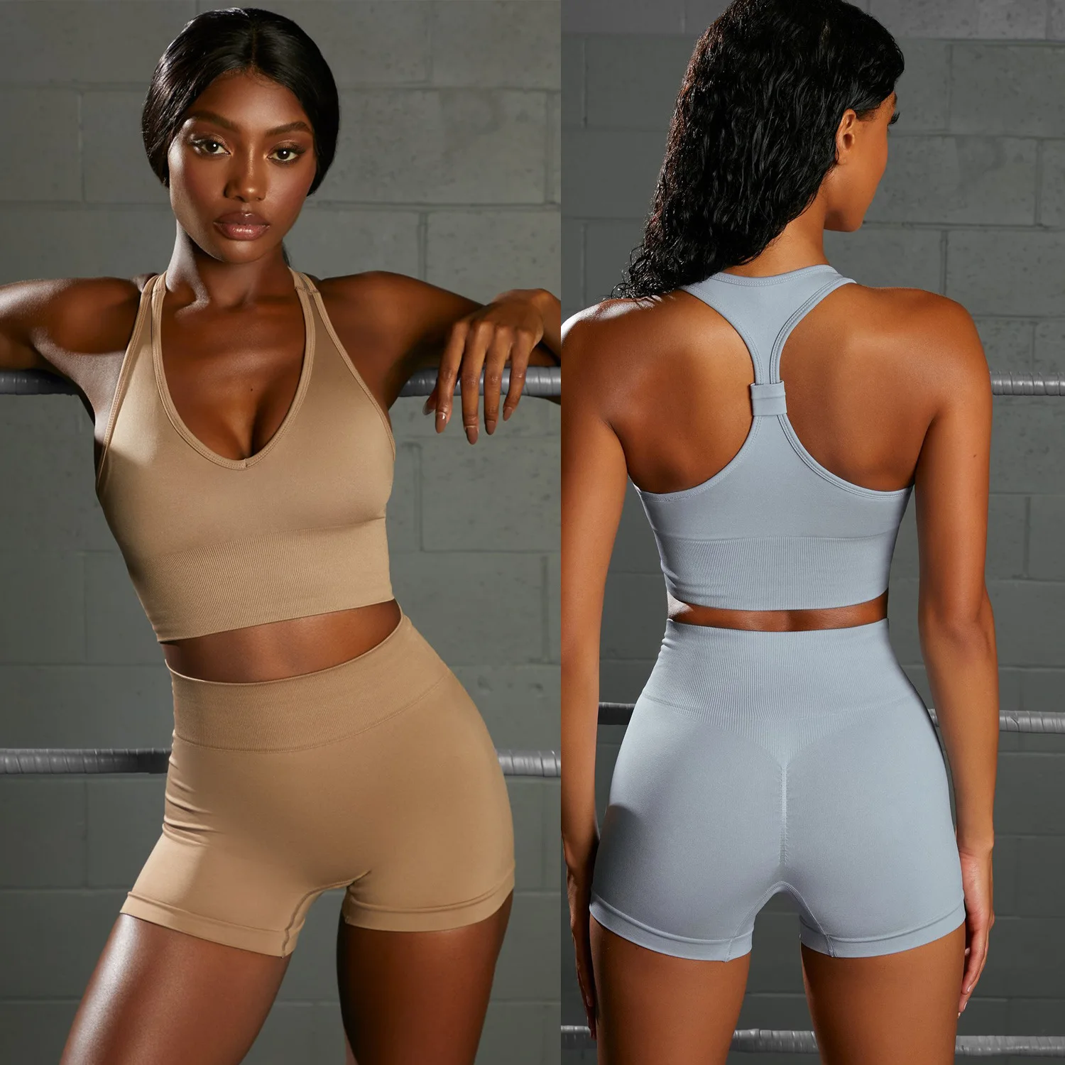 Woman Sports 2pcs Shorts Set Workout Seamless Yoga Bra Fitness Clothes woman yoga shorts Outfits Fitness Gym Clothes
Woman Sports 2pcs Shorts Set Workout Seamless Yoga Bra Fitness Clothes woman yoga shorts Outfits Fitness Gym Clothes