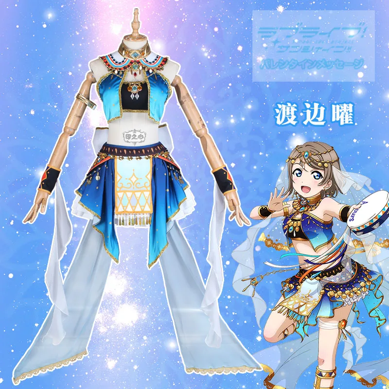 Anime Lovelive Sunshine Watanabe You Dancer Awakening Stage Uniform Sexy Dress Cosplay Costume Women Halloween FreeShipping 2020
Anime Lovelive Sunshine Watanabe You Dancer Awakening Stage Uniform Sexy Dress Cosplay Costume Women Halloween FreeShipping 2020