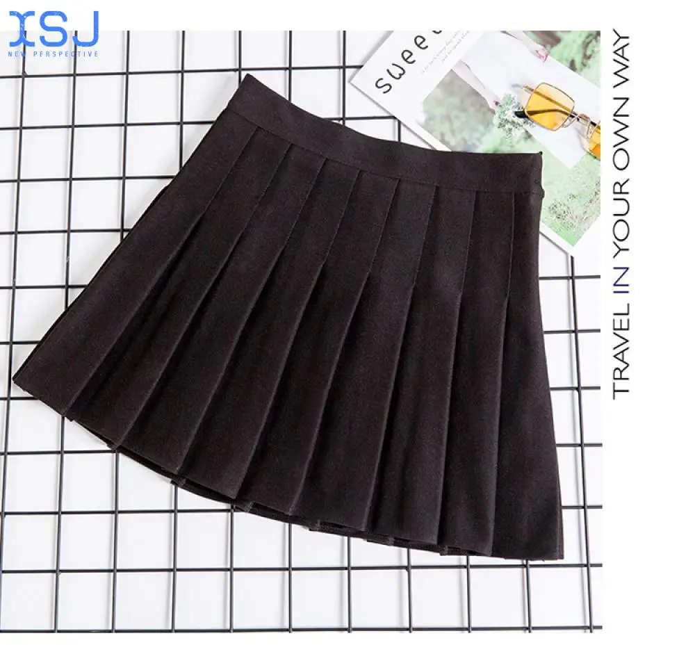 Mini Skirt Korean Zipper Preppy Style Girls Dance Skirt Sexy Women Pleated Skirt Summer High Waist Chic A Line Ladies
Mini Skirt Korean Zipper Preppy Style Girls Dance Skirt Sexy Women Pleated Skirt Summer High Waist Chic A Line Ladies