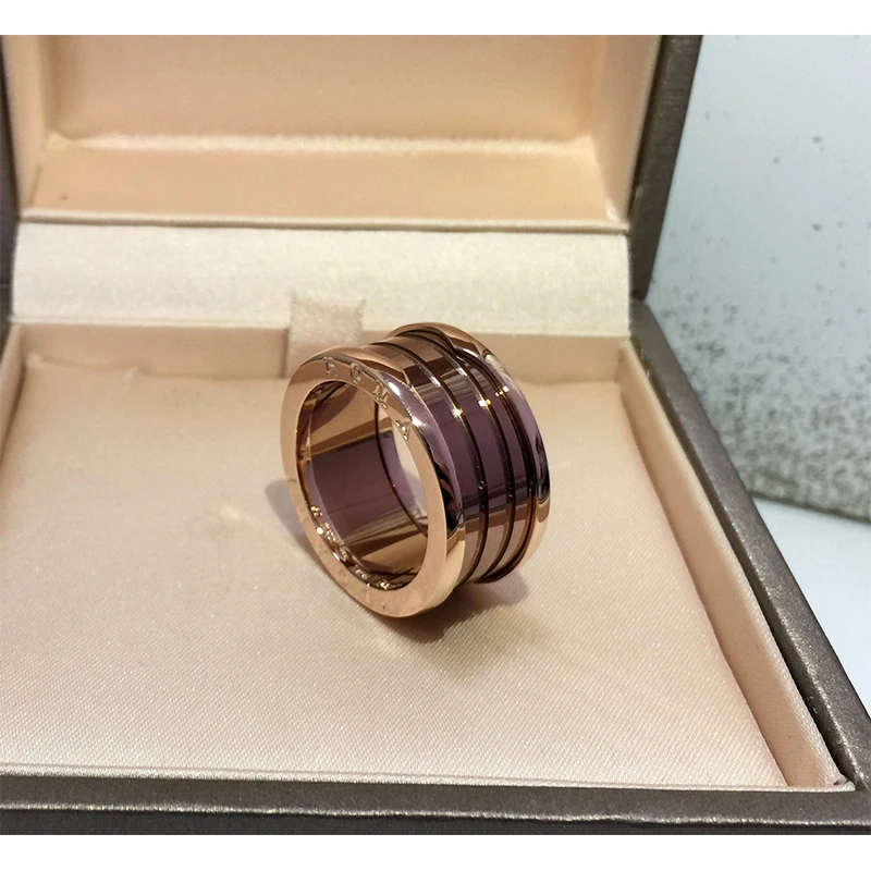 Luxury exquisite fine jewelry rose gold coffee high quality ceramic ring beauty fashion accessories lettering rings lovers gifts
Luxury exquisite fine jewelry rose gold coffee high quality ceramic ring beauty fashion accessories lettering rings lovers gifts