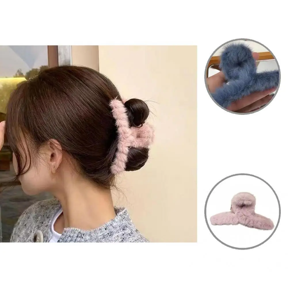 Useful Classic Plush Big Hair Claw Lightweight Claw Clip Non-Slip for Washing Face
Useful Classic Plush Big Hair Claw Lightweight Claw Clip Non-Slip for Washing Face