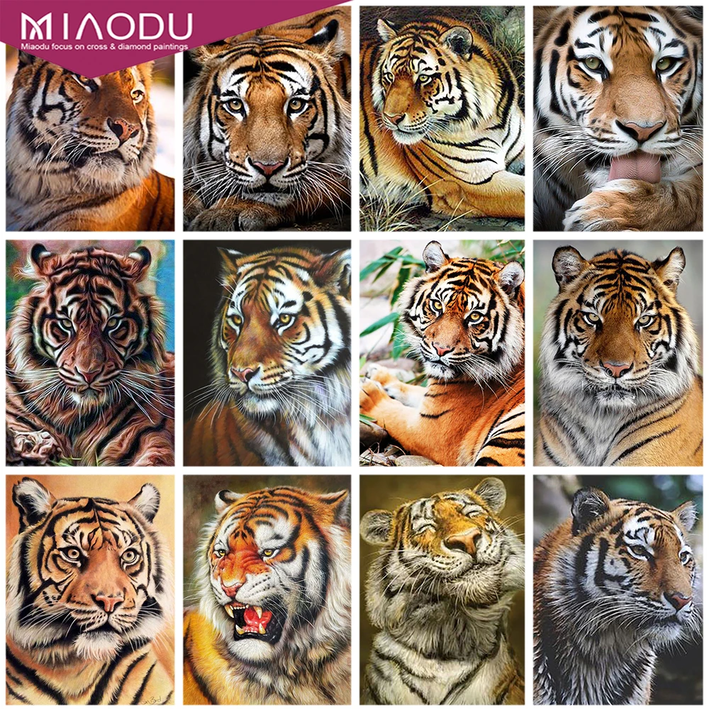 Miaodu Full Round Diamond Embroidery DIY Diamond Painting Cross Stitch Drill Tiger Picture of Rhinestones Home Decor
Miaodu Full Round Diamond Embroidery DIY Diamond Painting Cross Stitch Drill Tiger Picture of Rhinestones Home Decor