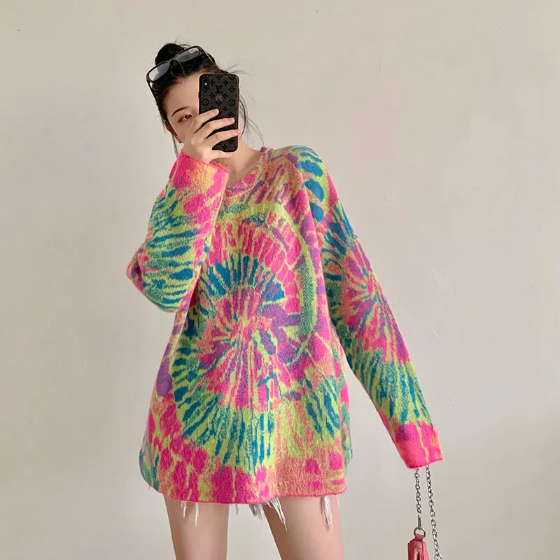 sweaters for women fashion Knitwear Pullover Women Camouflage Autumn and Winter Vintage sweet Korean Style Loose Crop Sweater
sweaters for women fashion Knitwear Pullover Women Camouflage Autumn and Winter Vintage sweet Korean Style Loose Crop Sweater
