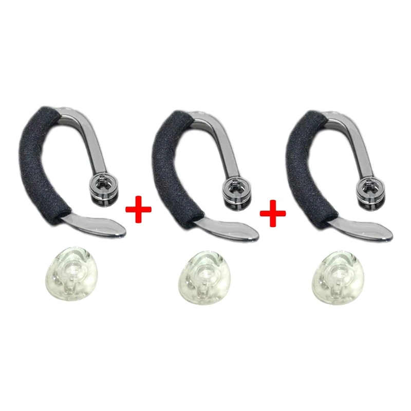 

Ear Tips + Ear Hook Loops + Foam Spare + Earpads Fit Kit for Plantronics- CS540 Savi W440 W740 W745 WH500 EarLoops EarHook