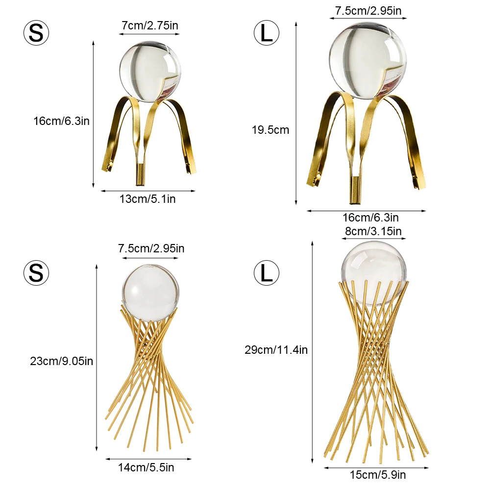 Aesthetic Room Decor Crystal Ball Ornaments Wrought Iron Crafts Study Crystal Ball Small Waist Arch Shelf Home Living Room Decor
Aesthetic Room Decor Crystal Ball Ornaments Wrought Iron Crafts Study Crystal Ball Small Waist Arch Shelf Home Living Room Decor