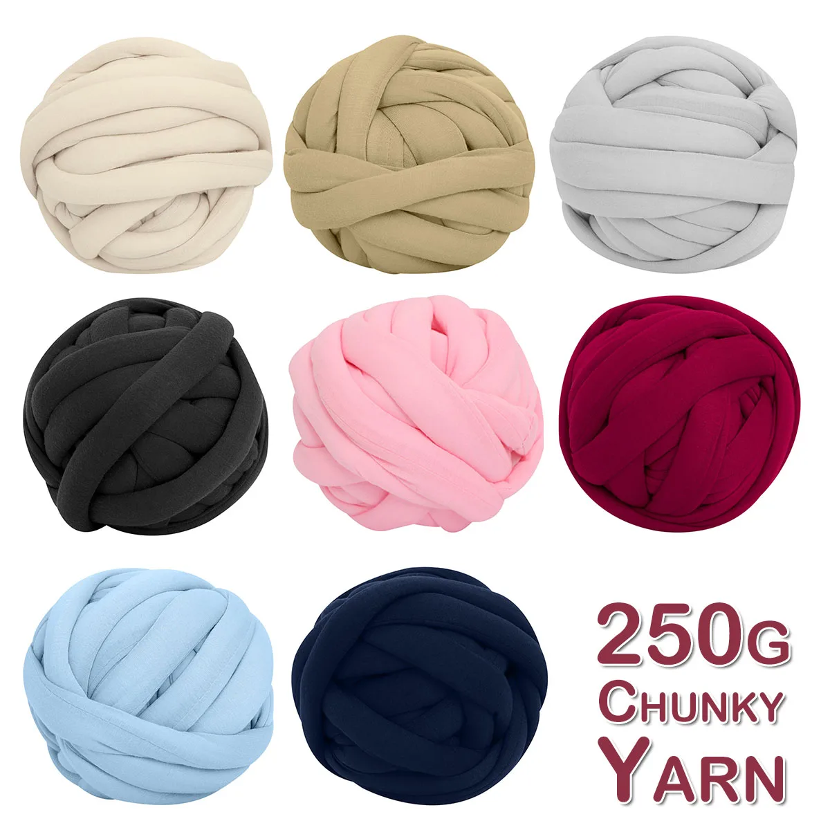 Chunky Yarn 250g DIY Super Bulky Arm Knitting Core Spun Knitted Blanket Thick Yarn for Hand Knitting Home Decorative Textiles
Chunky Yarn 250g DIY Super Bulky Arm Knitting Core Spun Knitted Blanket Thick Yarn for Hand Knitting Home Decorative Textiles