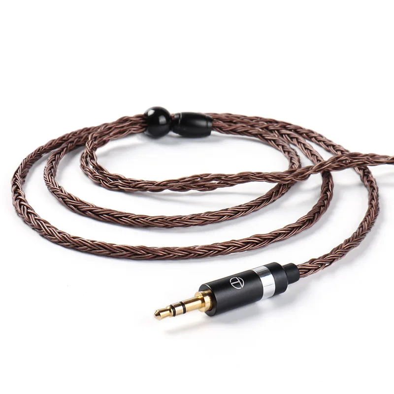 

16-жильный кабель для наушников из меди высокой чистоты с разъемом 3,5 мм MMCX 2,5 мм 0,75 мм, обновленный кабель для BA8 STM V90 M10 ST1 BA5