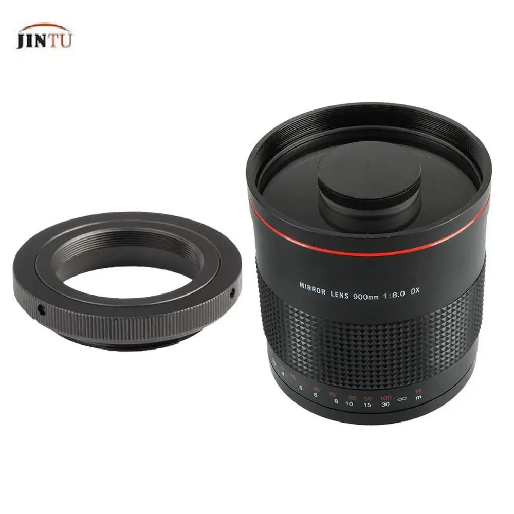 JINTU 900 мм f/8 0 ручной MF Телеобъектив Объектив для SONY NEX E Mount A7S A7R II A5100 NEX-3NL A7 A6000 A6500