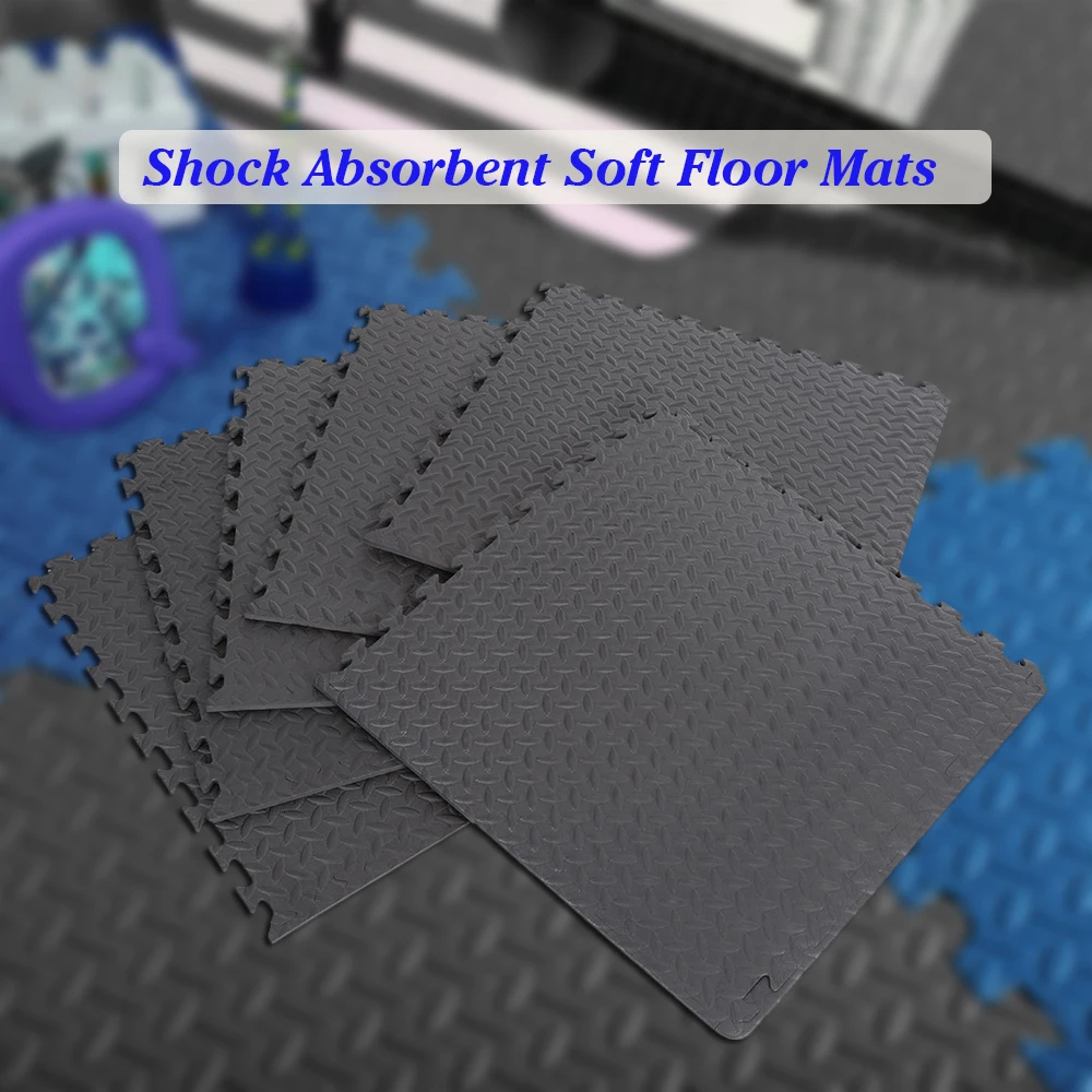 12PCS 30x30cm Yoga Mat EVA Soft Protective Floor Mat Anti-slip Bubble Bowl Foam Training Workout Fitness Cushion Exercise Mat
12PCS 30x30cm Yoga Mat EVA Soft Protective Floor Mat Anti-slip Bubble Bowl Foam Training Workout Fitness Cushion Exercise Mat