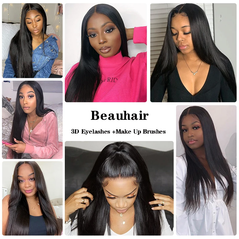 Straight Lace Wig Glueless 360 Lace Frontal Pre Plucked Natural Hairline and Baby HairPeruvian Wig Bleached Knots Remy Beauhair
Straight Lace Wig Glueless 360 Lace Frontal Pre Plucked Natural Hairline and Baby HairPeruvian Wig Bleached Knots Remy Beauhair