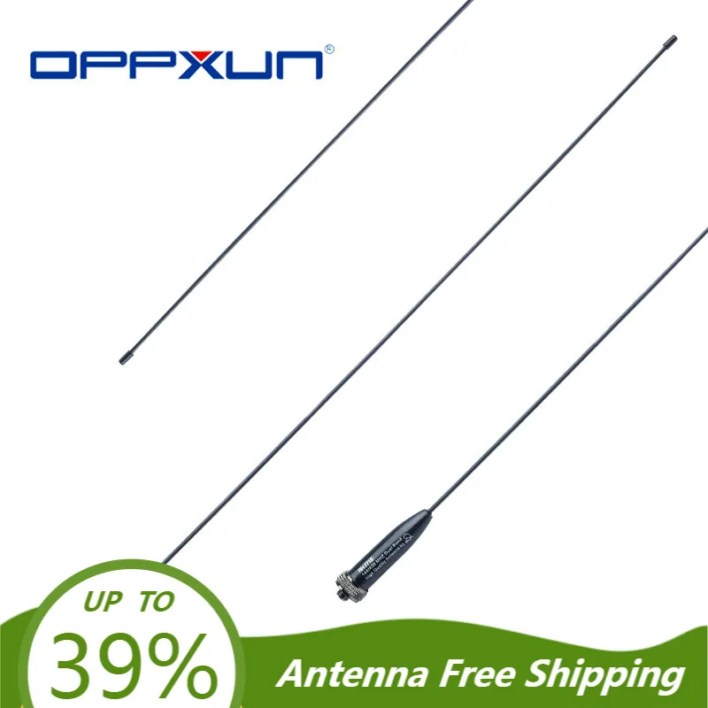 

OPPXUN RH-771S Antenna Titanium SMA- Female 144/430MHz Dual Band Flexible For Baofeng Walkie Talkie UV-9R Plus/5R /82/S9 Plus/XR